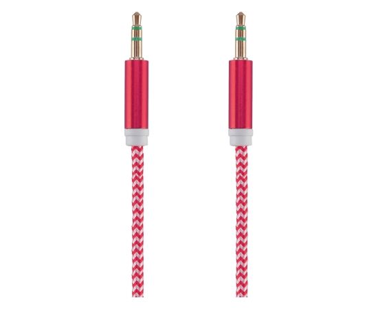 Tellur Basic audio cable aux 3.5mm jack 1m red