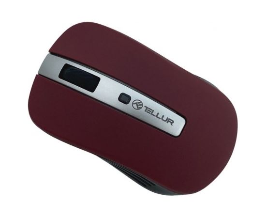 Tellur Basic Wireless Mouse, LED dark red