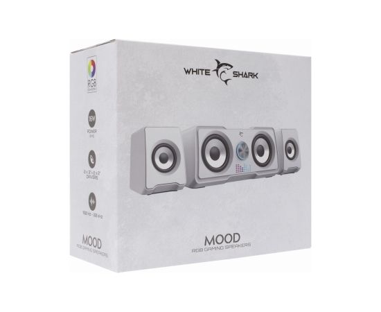 White Shark GSP-968 Mood RGB Gaming 2.2 Speaker System white