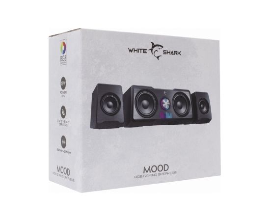 White Shark GSP-968 Mood RGB Gaming 2.2 Speaker System black