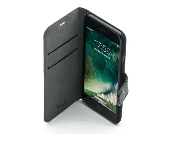 Tellur Book case Bimaterial for iPhone 7 black/red