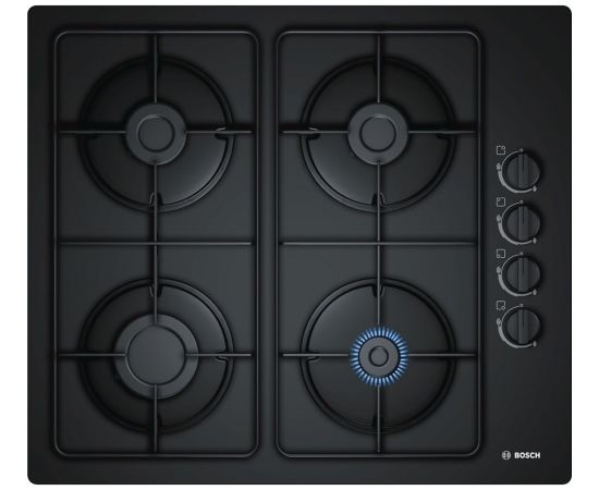 Bosch Serie 2 POP6B6B80 hob Black Built-in Gas 4 zone(s)