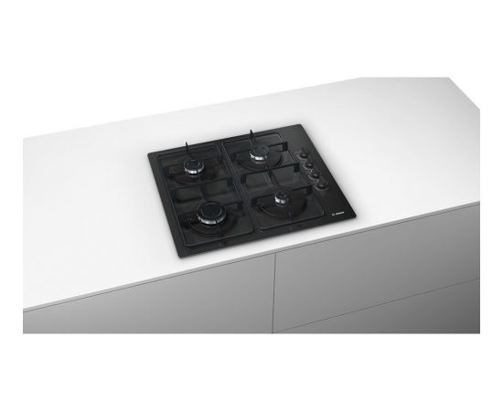 Bosch Serie 2 POP6B6B80 hob Black Built-in Gas 4 zone(s)