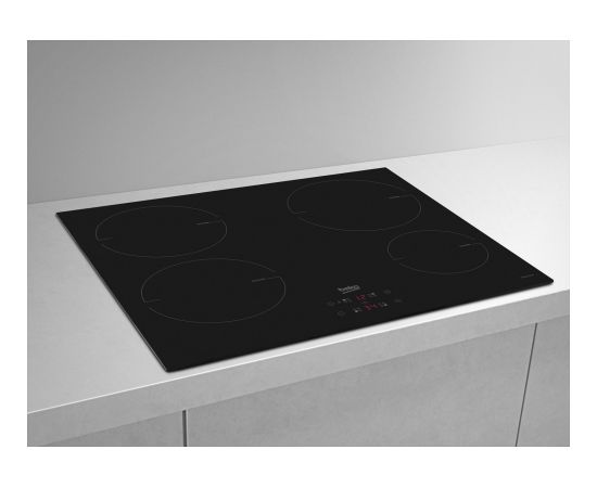 Beko HII64400MT hob Black Built-in 60 cm Sealed plate 4 zone(s)