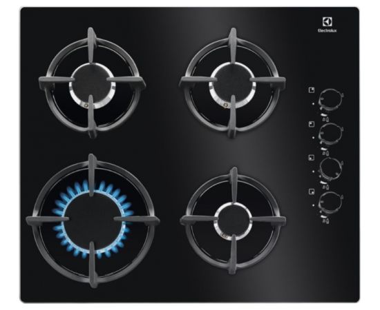 Electrolux EGG6407K Black Built-in 59 cm Gas 4 zone(s)