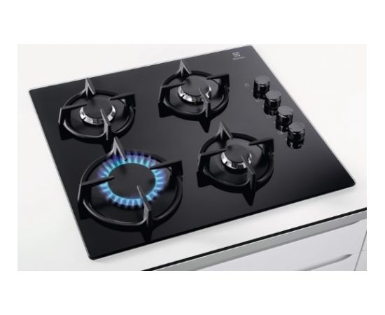 Electrolux EGG6407K Black Built-in 59 cm Gas 4 zone(s)