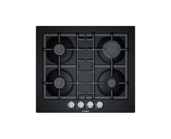 Bosch Serie 4 PNP6B6B90 hob Black Built-in 60 cm Gas 4 zone(s)