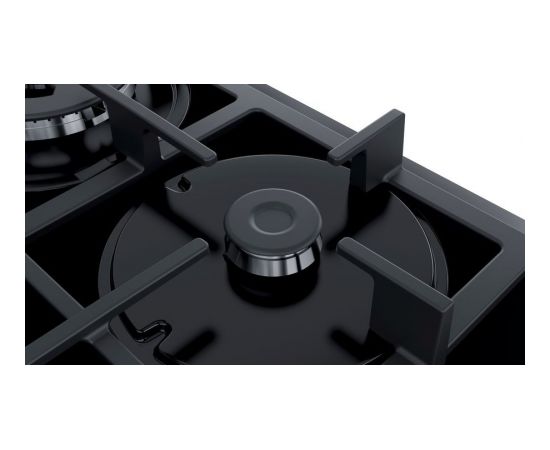 Bosch Serie 4 PNP6B6B90 hob Black Built-in 60 cm Gas 4 zone(s)