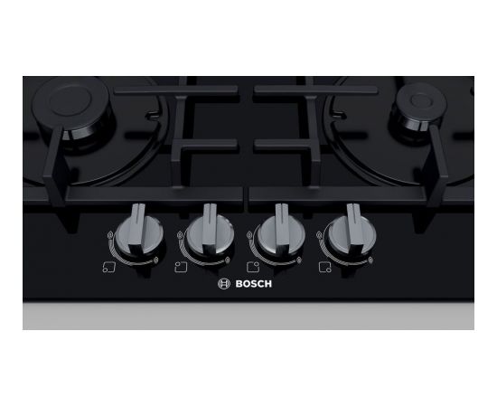 Bosch Serie 4 PNP6B6B90 hob Black Built-in 60 cm Gas 4 zone(s)