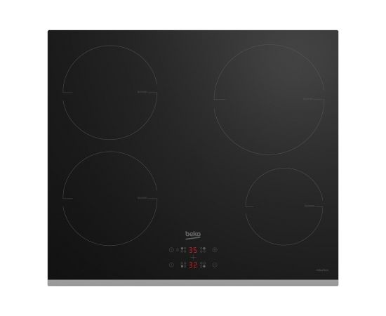 Beko HII64401MTX hob Black Built-in Zone induction hob 4 zone(s)