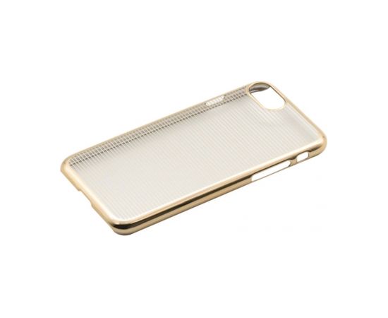 Tellur Cover Hard Case for iPhone 7 Horizontal Stripes gold