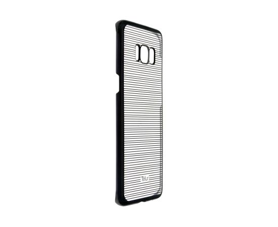 Tellur Cover Hard Case for Samsung Galaxy S8 Plus, Horizontal Stripes black