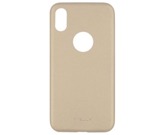 Tellur Cover Slim Synthetic Leather for iPhone X/XS gold