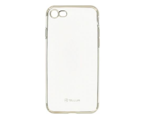 Tellur Cover Silicone Electroplated for iPhone 8 silver