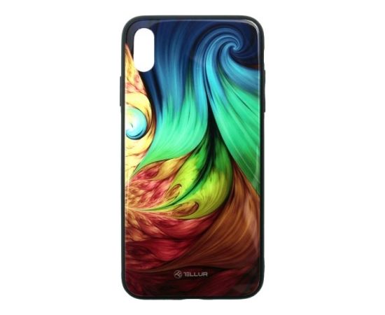 Tellur Cover Glass print for iPhone XS MAX mesmeric