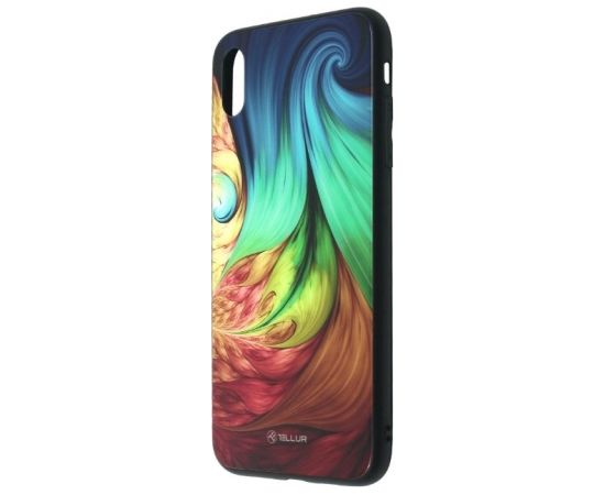 Tellur Cover Glass print for iPhone XS MAX mesmeric