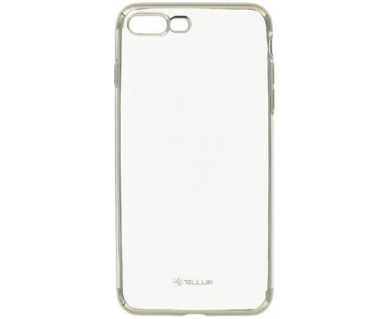 Tellur Cover Silicone Electroplated for iPhone 8 Plus silver