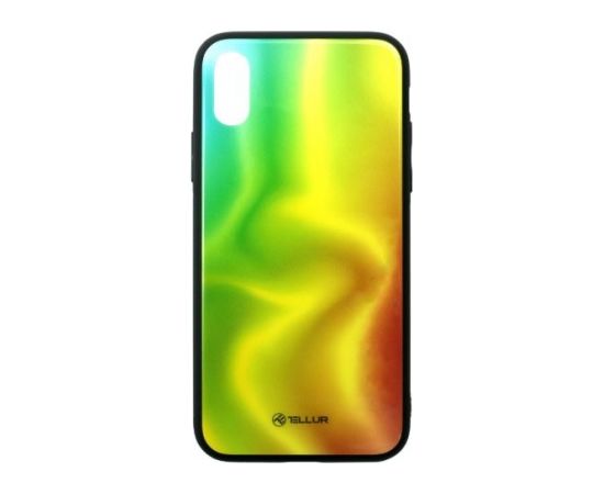 Tellur Cover Glass print for iPhone XS silk