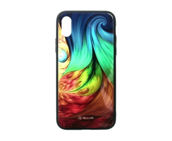 Tellur Cover Glass print for iPhone XS mesmeric