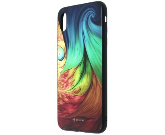 Tellur Cover Glass print for iPhone XS mesmeric