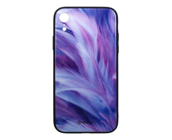 Tellur Cover Glass print for iPhone XR feather