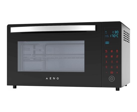 AENO Electric Oven EO1: 1600W, 30L, 6 automatic programs+Defrost+Proofing Dough, Grill, Convection, 6 Heating Modes, Double-Glass Door, Timer 120min, LCD-display