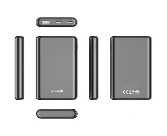 Swissten Line Power Bank Переносная зарядная батарея USB / USB-C / Micro USB / 10W / 5000 mAh