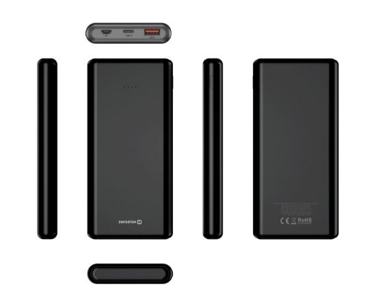Swissten Line Power Banka Ārējās Uzlādes Baterija USB / USB-C / Micro USB / 20W / 10000 mAh