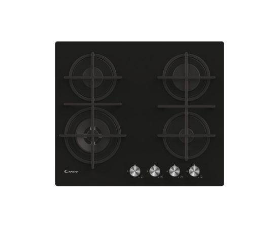 Candy CDK6GF4WEKB Black Built-in 59.5 cm Gas 4 zone(s)