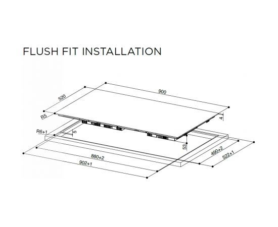 Induction hob Faber FCH 95 BK KL