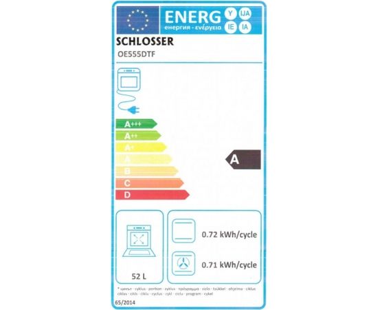 Built in oven Schlosser OE555DTF