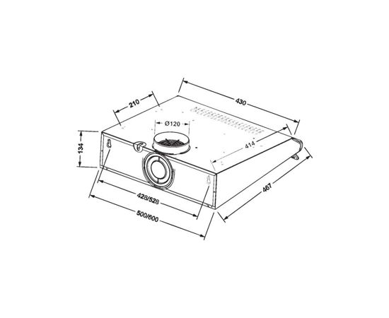 Cooker hood Schlosser Classic50W