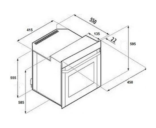 Built in oven Starkke STD45IX