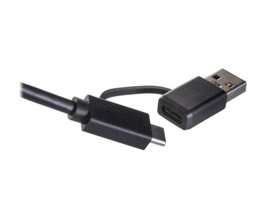 UNITEK ENCLOSURE USB-C M.2 SSD NVME/SATA, 10GB RGB