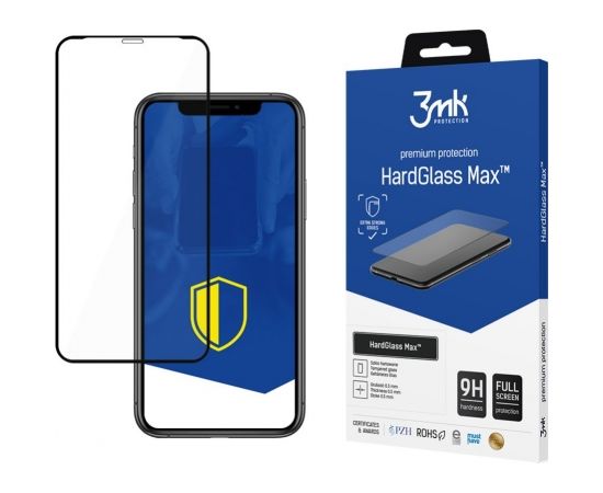 3MK  
       Apple  
       iPhone Xr/11 Black -  HardGlass Max™