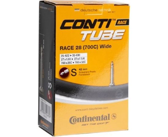 Continental 700 x 25-32mm 42mm Presta / Melna / 700c x 25-32