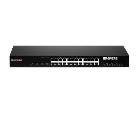 Edimax GS-5424G network switch Managed Gigabit Ethernet (10/100/1000) 1U Black
