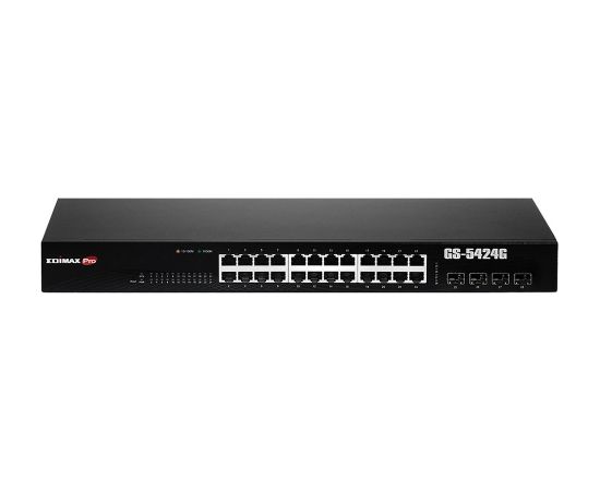 Edimax GS-5424G network switch Managed Gigabit Ethernet (10/100/1000) 1U Black