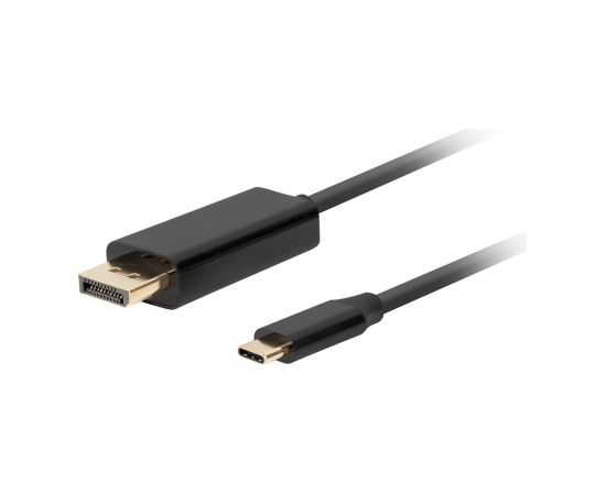 Lanberg CA-CMDP-10CU-0005-BK video cable adapter 0.5 m USB Type-C DisplayPort Black