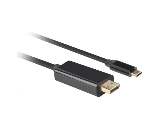 Lanberg CA-CMDP-10CU-0010-BK video cable adapter 1 m USB Type-C DisplayPort Black