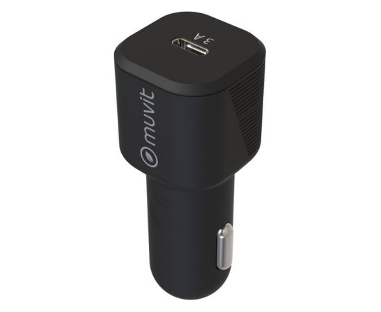 muvit for change MCPAK0045 PD 20W Car Charger + USB-C/ Lightning Cable (black)