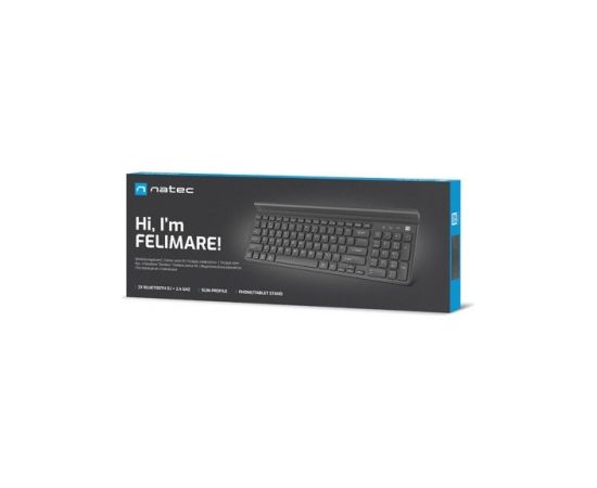 NATEC WIRELESS KEYBOARD FELIMARE US SLIM