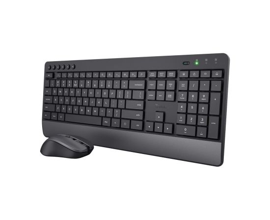 Trust Trezo keyboard Mouse included RF Wireless QWERTY US English Black