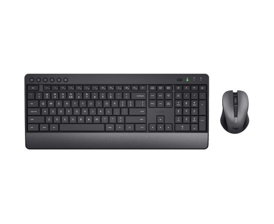 Trust Trezo keyboard Mouse included RF Wireless QWERTY US English Black