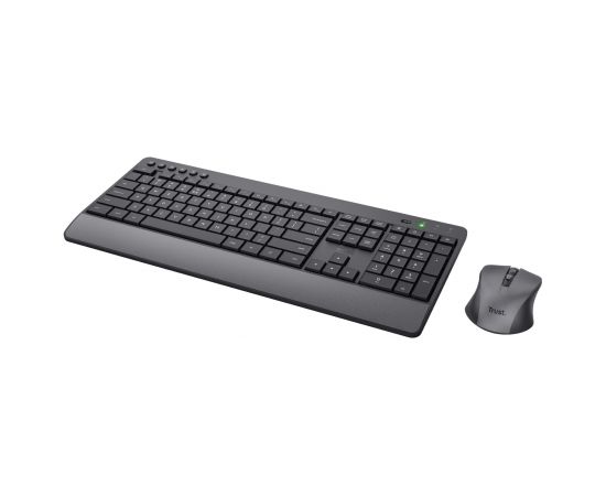 Trust Trezo keyboard Mouse included RF Wireless QWERTY US English Black