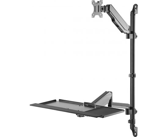 DIGITUS Flexible Single Monitor stand/seat wall-mounted workstation