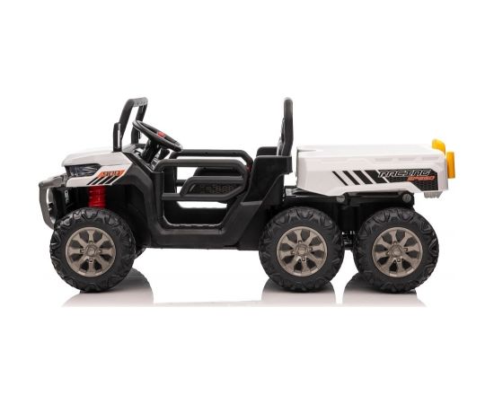 Divvietīgs elektromobilis XMX623B, balta Bērnu elektriskās automašīnas