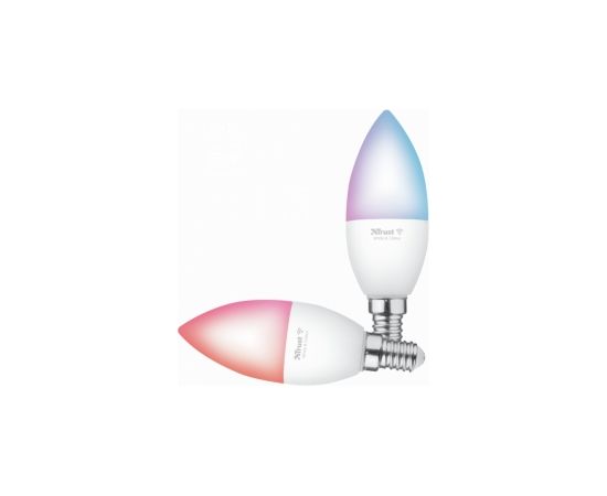 LED spuldze Trust Smart WiFi LED Candle E14 White & Colour (duo-pack)