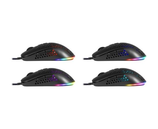 Gaming, optic, wired mouse  DEFENDER GM-620L SHEPARD 12800dpi 7P RGB