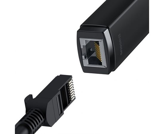Baseus Ethernet Adapter USB C to RJ45 100Mbps, Black
